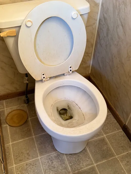 Bathroom Deep Clean — before